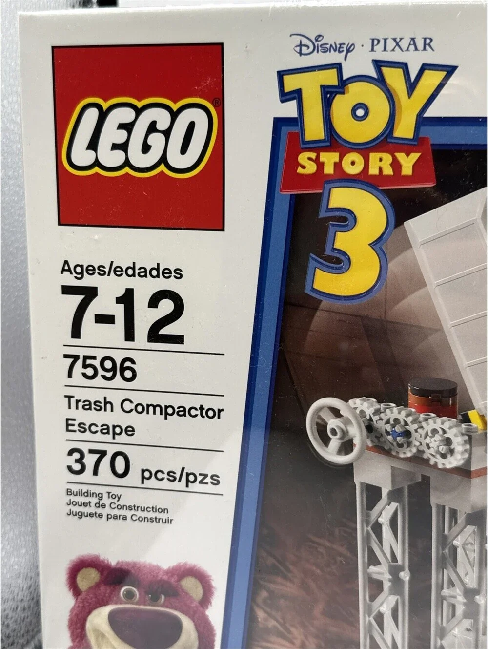 LEGO Toy Story 3 Trash Compactor Escape 2010 #7596 Sealed Disney Pixar 370pc New